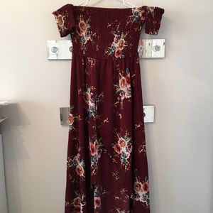 Boho Light Off-the-Shoulder Sleeve Summer Dress